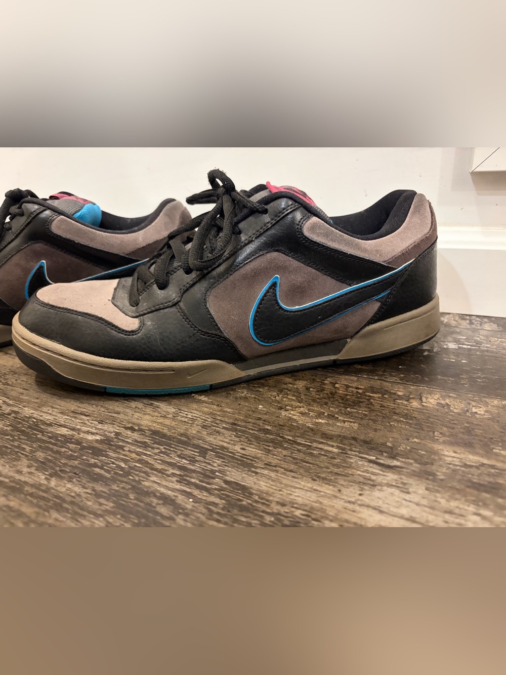 Nike Skeet Skate Shoes - Grey/Black/Blue
